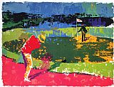 Leroy Neiman Chipping On painting